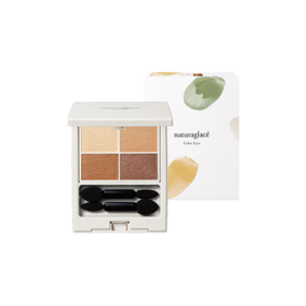 NaturaGlace天然矿物植物持妆四色珠光眼影盘孕妇彩妆