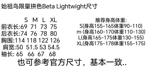 点此购买 始祖鸟限量版Beta Lightwight男女款硬壳冲锋衣 mmm 281434 商品图8