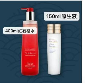 雅诗兰黛家的当家花旦,400ml的红石榴爽肤水+150ml的原生液爽肤水！美国代购，无中文标签，介意慎拍! F