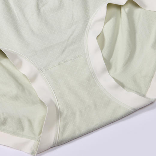 都市丽人基础系列宽版包覆内裤女无缝面料女士内裤中腰三角内裤LK42A4 商品图7