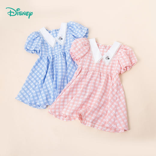 【商城同款】迪士尼米妮新款春夏新品甜美风短袖连衣裙232DQ0222 商品图4