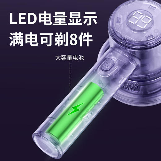 志高（CHIGO）充电式家用毛球修剪器去毛球剃毛刮毛神器  附赠3原装刀头 商品图4