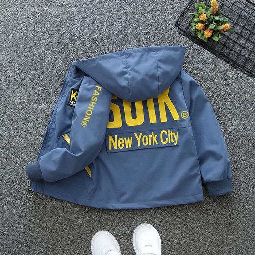 2024新款男童春秋装卡通外套儿童女宝宝女孩春秋洋气薄款潮冲锋衣 商品图0