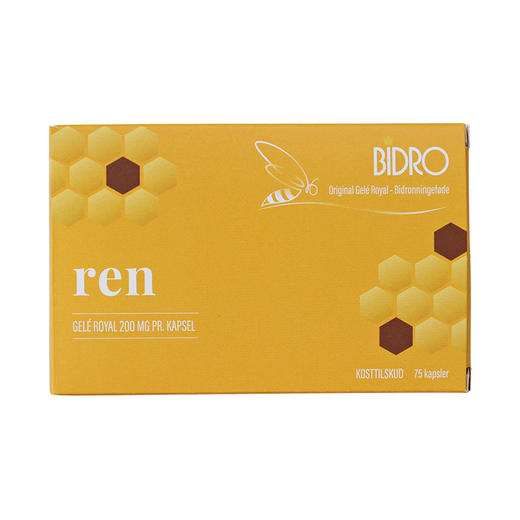 [丹麦]Bidro经典款蜂王浆200mg 75粒.Bidro Ren 75kaps 商品图1