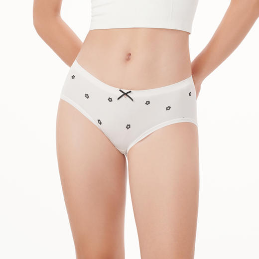 都市丽人基础一体美臀一体无缝内裤女锦氨女士内裤低腰三角内裤LK43E1 商品图1