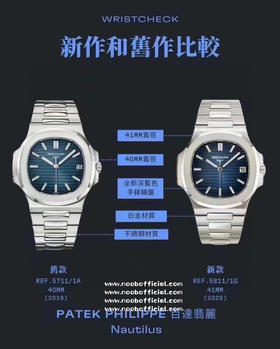 PPF新一代超级“表王”鹦鹉螺 百达翡丽PP 5811/1G震撼上市，作为5711的继任者，5811G以更高贵的样貌重新登场，再次奠定PPF鹦鹉螺的王者之位！『原装进口9015机芯改装的定制版330』