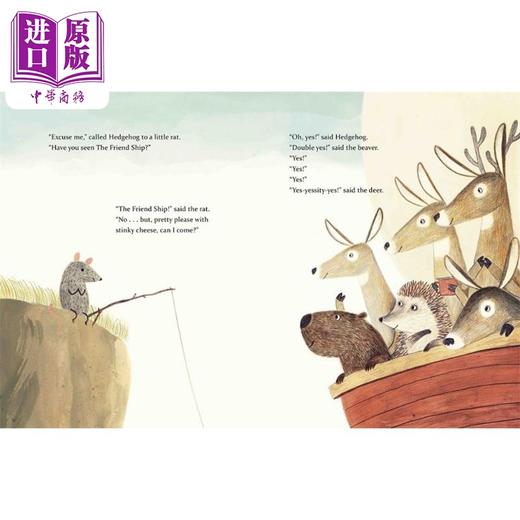 【中商原版】友谊小船 Chuck Groenink Friend Ship 英文原版 儿童绘本 动物故事图画书 亲子读物 精品绘本 进口童书 3-8岁 商品图1