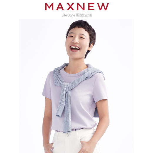 【T恤】女装素色短袖T恤 1N2221204 商品图1