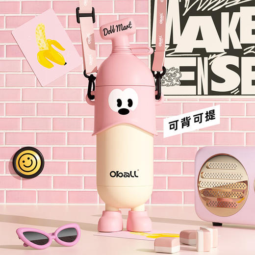 OBALL保温杯公仔杯2024新款儿童潮玩礼物水杯 400ml     JCZ 商品图6