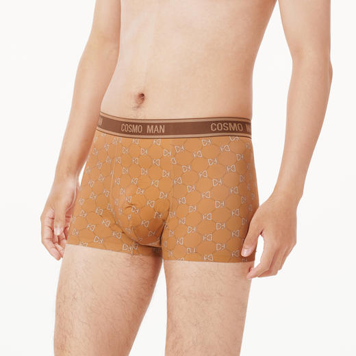 都市丽人都市锋尚潮流时尚男士平角裤男凉感冰丝男士内裤无锦纶平角FK4HA9 商品图2