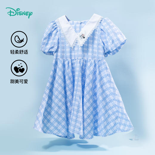 【商城同款】迪士尼米妮新款春夏新品甜美风短袖连衣裙232DQ0222 商品图2