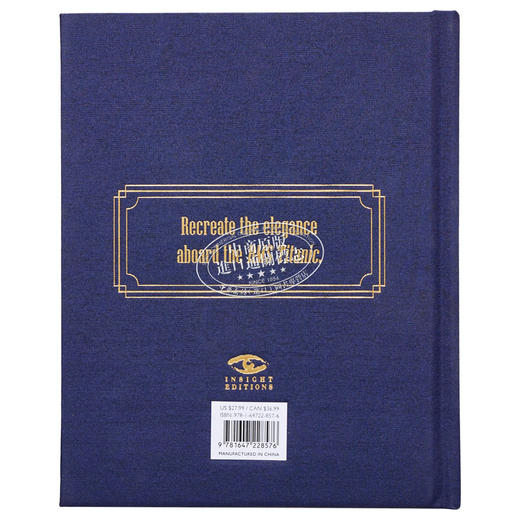 【中商原版】泰坦尼克号 官方食谱 英文原版 Titanic The Official Cookbook Veronica Hinke 美食食谱 电影画册 商品图1