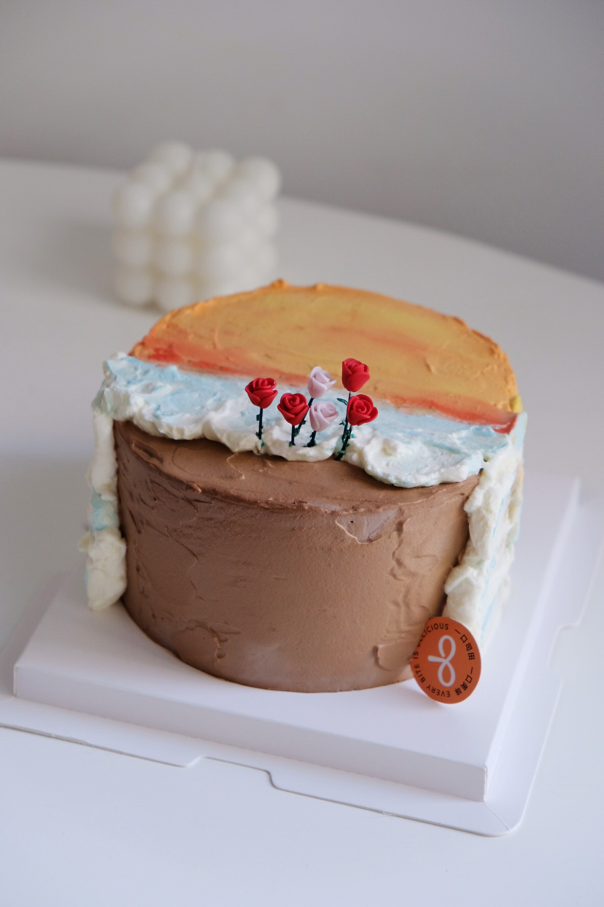 沙滩日落与玫瑰🌹