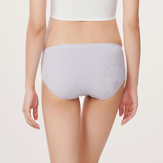 都市丽人基础一体美臀一体无缝内裤女锦氨女士内裤低腰平角内裤LK45B6 商品图3