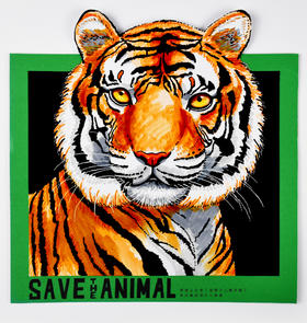 《跨越画布的森林之王：与老虎的艺术邂逅》高年级/图片写生/动物/自动发货：下单后，点击手机短信中收到的链接，即可获取文件下载的链接；如有任何问题，可添加客服微信hm33268获得帮助。