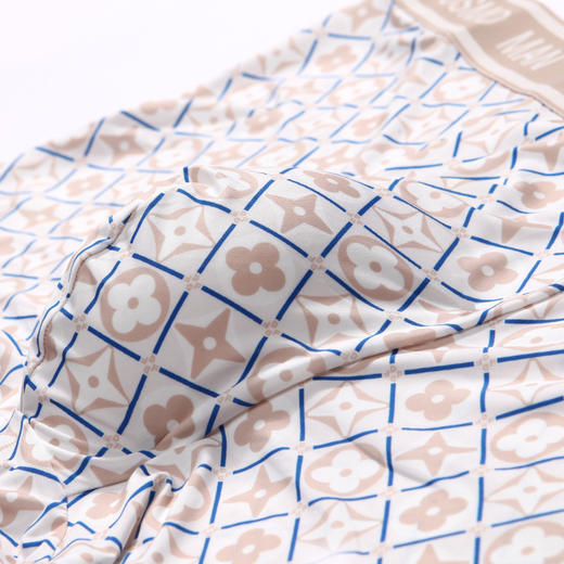 都市丽人都市锋尚潮流时尚男士平角裤男凉感冰丝男士内裤无锦纶平角FK4HA8 商品图7