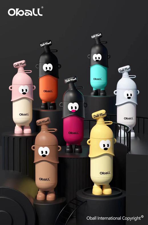 OBALL保温杯公仔杯2024新款儿童潮玩礼物水杯 400ml     JCZ 商品图0