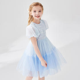 笛莎Deesha 2024年新款渐变网纱连衣裙