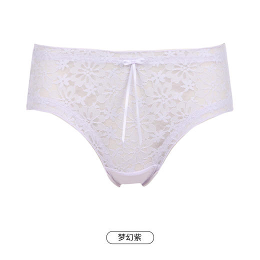 都市丽人基础系列薄透丝滑内裤女锦纶女士内裤速干低腰三角内裤LK43C3 商品图13