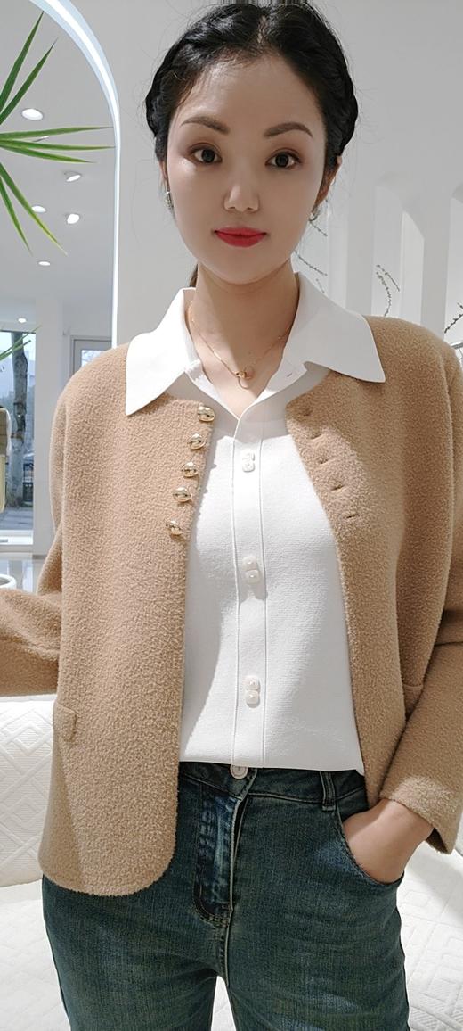 380916春款上新 小香风针织弹力外套开衫，早晚寒凉必备外套 开衫，均码 图片色 商品图2