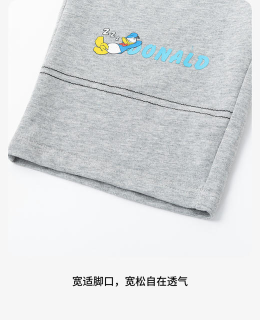 【商城同款】迪士尼唐老鸭潮帅夏季新款男童七分裤232DK0531 商品图5