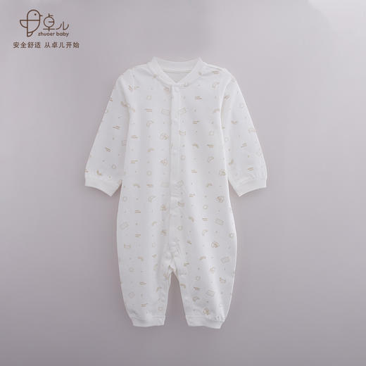 【纯棉贴身连体衣】卓儿婴儿衣服宝宝春秋长袖打底衫新生儿哈衣舒适 商品图8