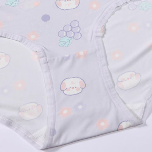 都市丽人基础系列薄透丝滑内裤女锦泳女士内裤速干低腰三角内裤LK43A2 商品图7