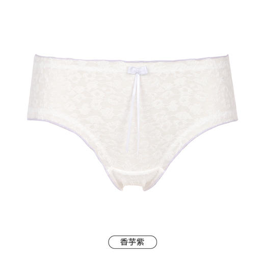 都市丽人基础系列蕾丝网布内裤女提花女士内裤低腰三角内裤LK43A4 商品图13