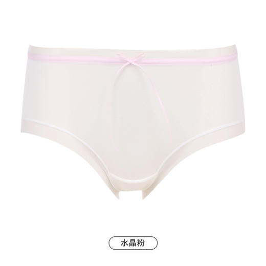 都市丽人基础系列薄透丝滑内裤女锦泳女士内裤速干低腰平角内裤LK45A2 商品图11