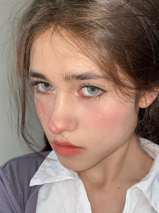 【本店实拍】SUGARPLUM-黑灰/棕色/灰色/绿色/蓝色/合集轻混血/日常 -14.2mm-14.5mm【中/大直径日抛 度数0-800度 无525/575】 商品图10