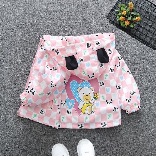 女童外套春秋季2024新款洋气薄款中大童连帽衣夹克上衣小儿童韩版 商品图1