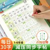 新版每日30字练字帖【笔顺笔画+好词好句】小学1-6年级每日一练人教版语文同步学习写字专用硬笔书法练字本 商品缩略图2