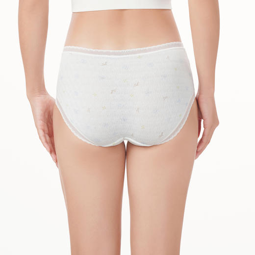 都市丽人基础木代尔系列纤柔绵内裤女锦泳女士内裤低腰平角内裤LK43D6 商品图3