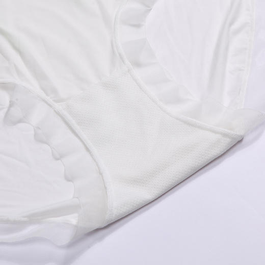 都市丽人基础系列薄透丝滑内裤女锦泳女士内裤速干低腰平角内裤LK45A2 商品图7