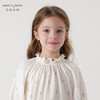 马克珍妮女童碎花满印花边立领衬衫儿童纯棉衬衣春装新款240110 商品缩略图2