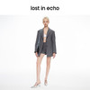lost in echo2024春夏新款尖头拼接细带异形跟猫跟凉拖高跟鞋时尚 商品缩略图1