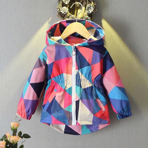 女童外套2024新款春装棒球服儿童简约百搭洋气卡通印花夹克衫春秋 商品图2