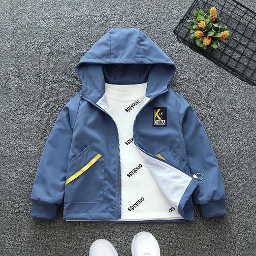 2024新款男童春秋装卡通外套儿童女宝宝女孩春秋洋气薄款潮冲锋衣 商品图2