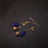 0.8圆珠青金石葫芦耳环 商品缩略图1