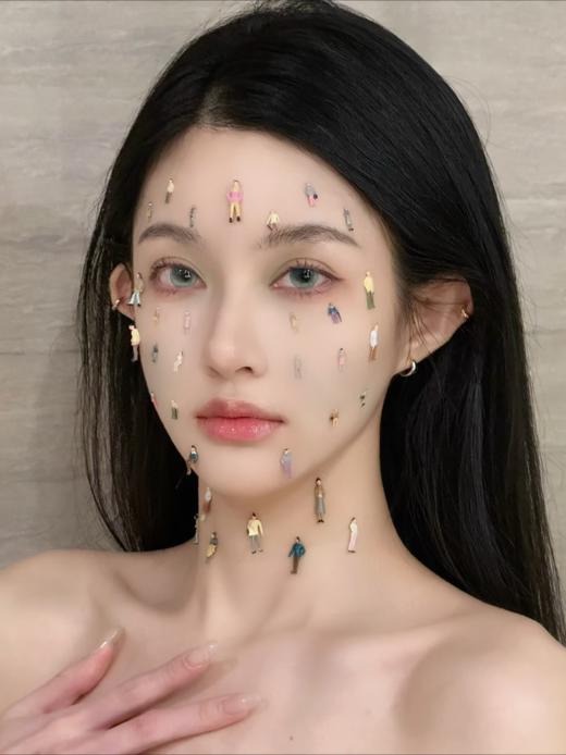 mimipark 半年抛 爱丽丝游/瑰丽画卷/知名浪漫 绿/紫/粉 14.5mm 两片装 商品图2