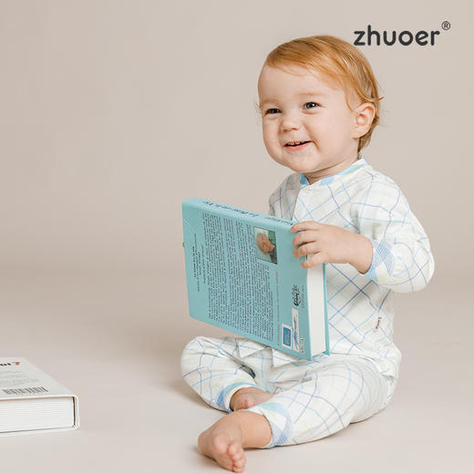 【纯棉贴身连体衣】卓儿婴儿衣服宝宝春秋长袖打底衫新生儿哈衣舒适 商品图1