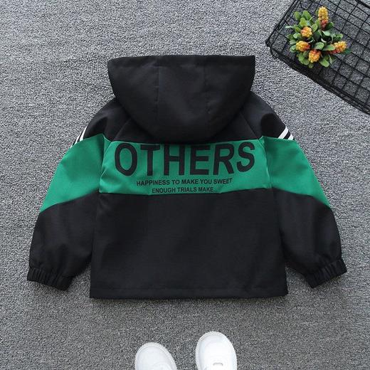 男童外套春秋装2024新款秋季炸街男孩连帽风衣女童洋气上衣棒球服 商品图4