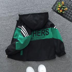 男童外套春秋装2024新款秋季炸街男孩连帽风衣女童洋气上衣棒球服