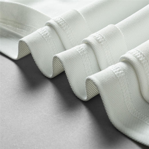 【撞色领】罗蒙春秋男士仿丝光polo衫男长袖t恤男商务男polo衫长袖 商品图11