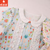 棉果果夏季女童 碎花对开连体衣连身衣哈衣M222722219263 商品缩略图4