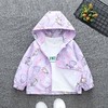 女童风衣外套春秋网红款2024新款韩版春季男童连帽上衣时尚连帽衫 商品缩略图2