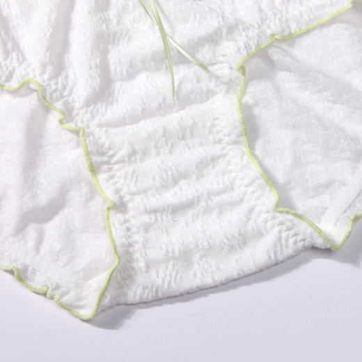 都市丽人基础系列蕾丝网布内裤女提花女士内裤低腰三角内裤LK43A4 商品图7