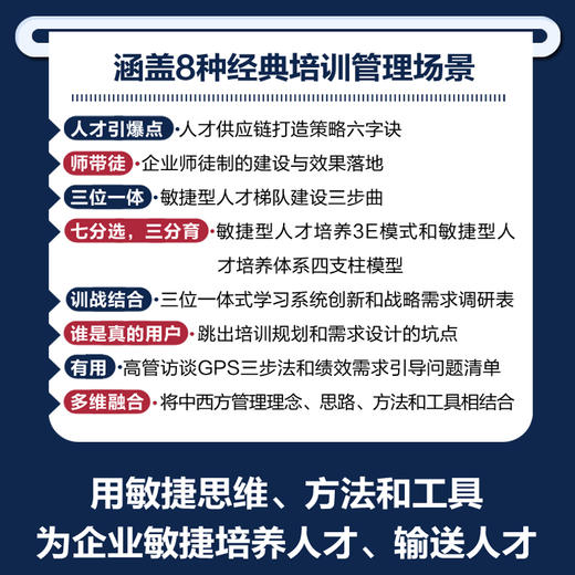 敏捷型人才培养 团队管理方法 人力资源体系建设 敏捷型人才培养的核心理念 团队建设案例参考书 商品图3