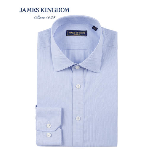 【100支羊毛免烫衬衫】男士长袖棉桑蚕丝羊毛混纺DP商务正装衬衣 商品图2