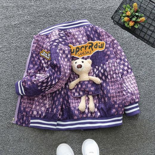 男童外套春秋款2024新款小女孩风衣帅气棒球服宝宝春季炸街夹克潮 商品图1